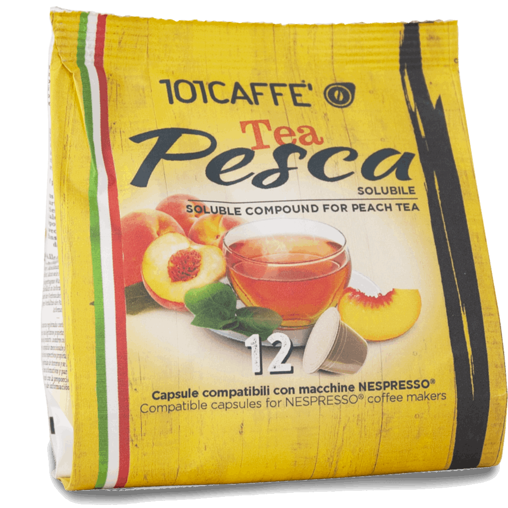 101CAFFE' - Peach Tea (12 Nespresso® compatible capsules) – 101 Caffe
